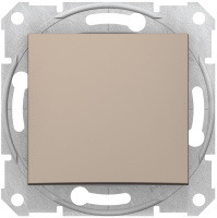 Переключатель перекрестный 1-клавишный 10A Schneider Electric Sedna Титан