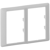 Рамка 2-постовая для двух двойных розеток Legrand Valena Life Белый