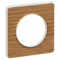 Рамка 1-постовая Schneider Electric Odace Ольха/Белый