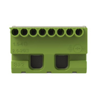 Клеммник самозажимной PE 8x4+2x25мм ZK82G ABB
