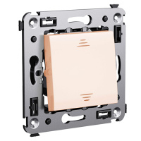 Инвертор одноклавишный в стену, "Avanti", "Ванильная дымка" DKC