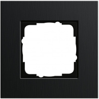 Рамка 1-постовая Gira Esprit Черный анодированный алюминий