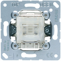 Механизм Выключатель 10AX 250V кнопочный двухполюсный Jung Механизм