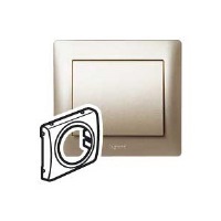 Лицевая панель для выключателей круглых / кнопочных / со шнурком Legrand Galea Life Титан