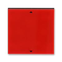 Управляющий элемент Busch-Jalousiecontrol®II с маркировкой красный / дымчатый чёрный ABB Levit