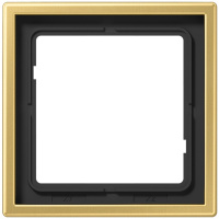 Рамка 1-постовая Jung LS 990 Латунь Classic