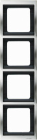 Рамка 4-постовая вертикальная ABB NIE Olas Титан