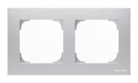 Рамка 2-постовая ABB NIE Sky Серебристый алюминий 8572 PL