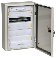 Щит модульный навесной 440х310х136мм, 24мод, IP54 / серый IEK ЩРн-24з-1 UNIVERSAL