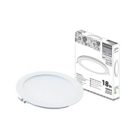 Светильник ультратонкий встраиваемый LED 225х18.5мм, 18W, 4000K, 1520Lm, IP20 / белый TDM "Народная" "Даунлайт" СВО