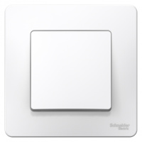 Выключатель 1-клавишный скрытой установки (cхема 1) 6A 250B Systeme Electric Blanca Белый