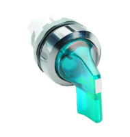 Переключатель M2SS4-21L (короткая ручка) синий 2-х позиционный с подсветкой с фиксацией ABB 