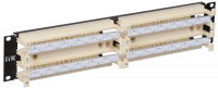 19" кросс-панель 200-парная, 2U, 110т. модули в комплекте ITK 
