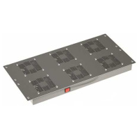 Потолочный модуль 6 вентилятора для крыши 800 RAL7011 DKC