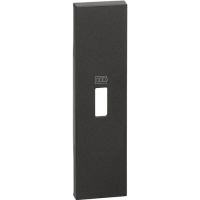 Черный Лицевая панель для зарядных устройств USB 1 мод Bticino LivingNow