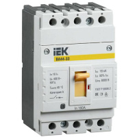 Автоматический выключатель 3Р 125А 15кА IEK ВА44-33