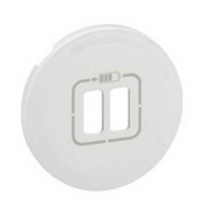 Накладка зарядного утройства 2хUSB Legrand Celiane Белый