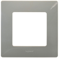 Рамка 1-постовая Legrand Etika Светлая галька