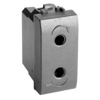 Розетка электрическая 16A 250В б/з (1 мод.) / черный DKC Brava Розетка электрическая 16A 250В б/з (1 мод.) / черный DKC Brava