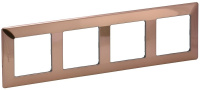 Рамка 4-постовая Legrand Valena Life Медь