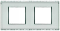 Рамка прямоугольная 2+2 мод Bticino Living Light Kristall