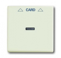 Плата центральная накладка для механизма карточного выключателя 2025 U ABB Solo/Future chalet-white