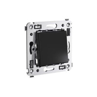 Переключатель одноклавишный в стену, "Avanti", "Черный квадрат" DKC