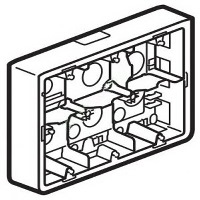 Накладная монтажная коробка для суппорта 50 мм 2x6/2x8 Legrand Mosaic
