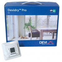 Комплект: DEVIreg 535 + кабель 3м 10A + ключ разъемов + алюм.скотч Devi DEVIdry Pro Kit