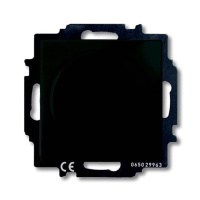 Светорегулятор поворотно-нажимной 60-400 Вт для л/н ABB BJB Basic55 château Черный