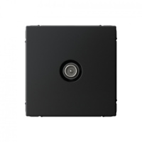 ARTGALLERY TV РОЗЕТКА проходная 4DB, механизм, КАРБОН