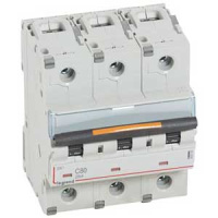 Автоматический выключатель DX3 3П C80 25кА Legrand