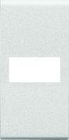 Клавиша Axial с 1 отверстием для вставки символа, 1 мод Bticino Living Light Белый