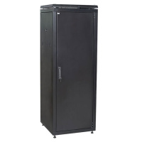 Шкаф сетевой 19" LINEA N 42U 600х800мм металлическая передняя дверь черный ITK