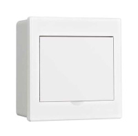 DEKraft Корпус пласт. навесной бел. дв. 1 ряд 6 мод. IP41 ЩРН-П