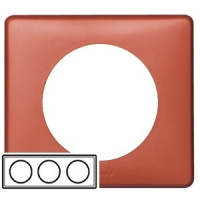 Рамка 3-постовая 2+2+2 мод Legrand Celiane Корица