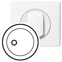 Накладка розетки аудио Jack3.5 Legrand Celiane Белый