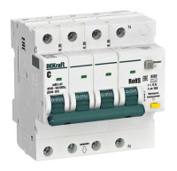 DEKraft ДИФ-103 Дифавтомат 3P+N 32А 100мА A C 6кА