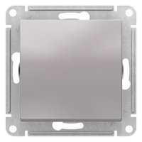 Переключатель 1-клавишный сх.6 10AX механизм Schneider Electric AtlasDesign Алюминий