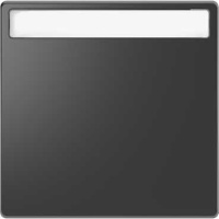 Клавиша 1-ая с полем для надписи Merten D-Life Антрацит