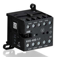 Реле миниконтакторное 4P 4НО с катушкой DC 24V ABB K6S-40E-1.7-71