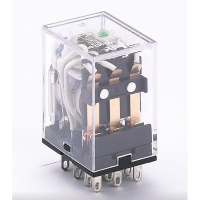 Промежуточное реле 3 контакта с индикацией LED 5A 12В DC ПР-1 DEKraft