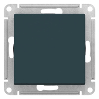 Выключатель 1-клавишный сх.1 10AX механизм Schneider Electric AtlasDesign Изумруд