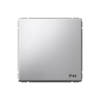ARTGALLERY 1-клавишный переключатель IP44, 10АХ, механизм, АЛЮМИНИЙ