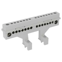 Клеммный блок (2х8мод. + суппорты) в комплекте с крепежом DKC