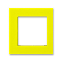 Сменная панель внешняя на многопостовую рамку жёлтый ABB Levit