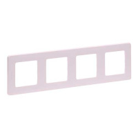 Рамка декоративная универсальная, 4 поста, Legrand Inspiria Розовый