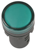 Лампа AD22DS (LED) матрица d22мм зеленый 12В AC/DC IEK