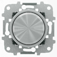 Светорегулятор поворотно-нажимной для LED 2-100 Вт / кольцо ABB NIE Skymoon Хром 8660.2 CR