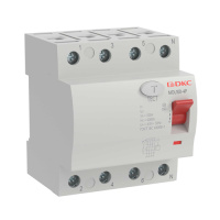 Устройство защитного отключения ВДТ YON MAX MDL100, 4P, 30mA, 25A, тип АС DKC
